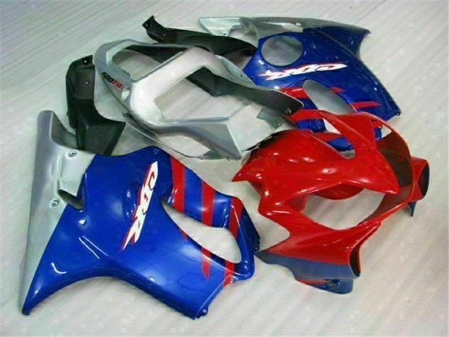 Bleu Rouge Carénage Moto CBR 600 F4i 2001-2003 Bleu Rouge Carénage Moto CBR 600 F4i 2001-2003