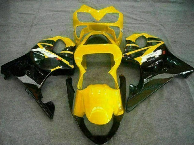Jaune Noir Carénage Moto CBR 600 F4i 2001-2003 Jaune Noir Carénage Moto CBR 600 F4i 2001-2003