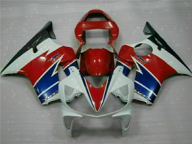 Rouge Blanc Bleu Carénage Moto CBR 600 F4i 2001-2003 Rouge Blanc Bleu Carénage Moto CBR 600 F4i 2001-2003
