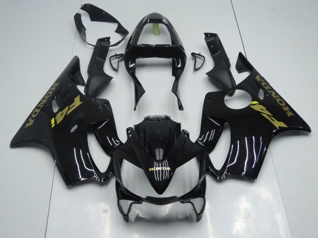 Noir Or Carénage Moto CBR 600 F4i 2001-2003 Noir Or Carénage Moto CBR 600 F4i 2001-2003