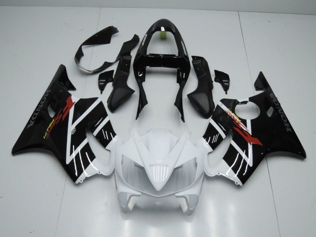 Noir Blanc Carénage Moto CBR 600 F4i 2001-2003 Noir Blanc Carénage Moto CBR 600 F4i 2001-2003
