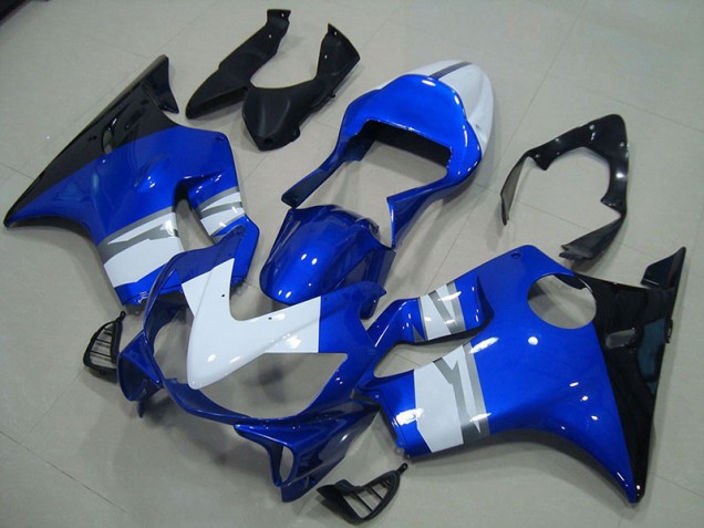 Blanc Bleu Noir Carénage Moto CBR 600 F4i 2001-2003 Blanc Bleu Noir Carénage Moto CBR 600 F4i 2001-2003