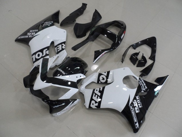 Blanc Repsol Carénage Moto CBR 600 F4i 2001-2003 Blanc Repsol Carénage Moto CBR 600 F4i 2001-2003