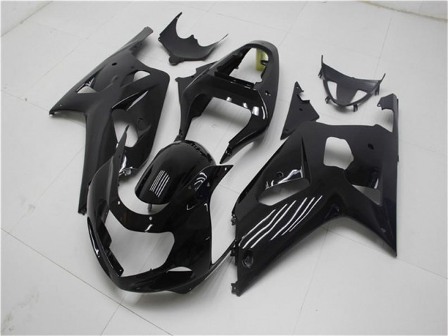 Noir Kit Carénages Motos Complet GSXR 600 / 750 K1 K2 K3 2001-2003 Noir Kit Carénages Motos Complet GSXR 600 / 750 K1 K2 K3 2001-2003