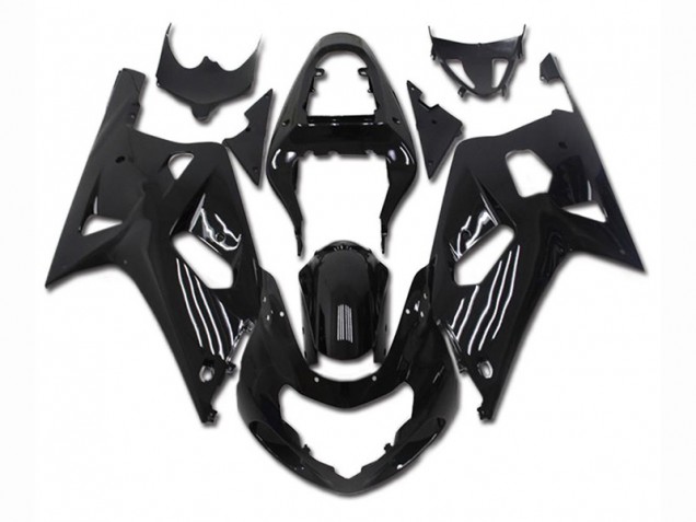 Noir Kit Carénages Motos Complet GSXR 600 / 750 K1 K2 K3 2001-2003 Noir Kit Carénages Motos Complet GSXR 600 / 750 K1 K2 K3 2001-2003