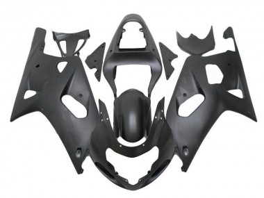 Noir Mat Carénage Moto GSXR 600 / 750 K1 K2 K3 2001-2003