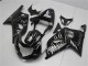 Noir Blanc Flamme Carénage Moto GSXR 600 / 750 K1 K2 K3 2001-2003 Noir Blanc Flamme Carénage Moto GSXR 600 / 750 K1 K2 K3 2001-2003