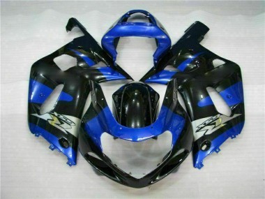 Bleu Noir Carénages Moto GSXR 600 / 750 K1 K2 K3 2001-2003