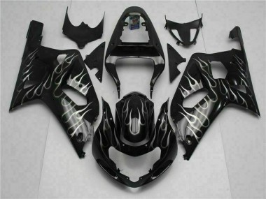 Noir Carrosserie Moto GSXR 600 / 750 K1 K2 K3 2001-2003