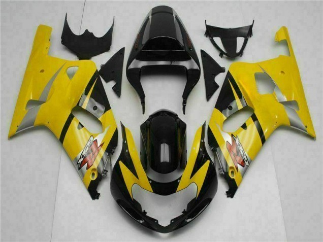 Jaune Carénage Moto GSXR 600 / 750 K1 K2 K3 2001-2003 Jaune Carénage Moto GSXR 600 / 750 K1 K2 K3 2001-2003