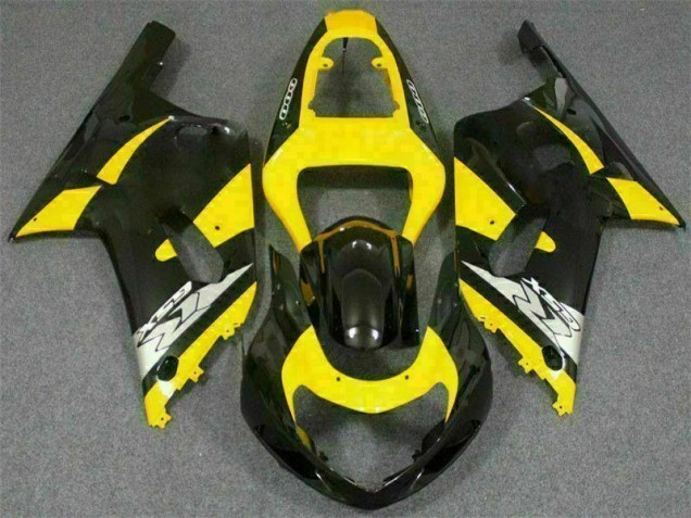 Jaune Noir Carénage Moto GSXR 600 / 750 K1 K2 K3 2001-2003