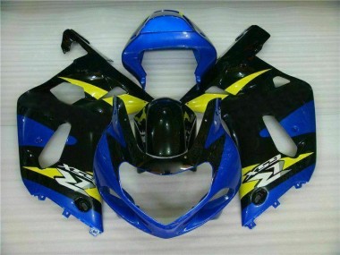 Bleu Carénage Moto GSXR 600 / 750 K1 K2 K3 2001-2003