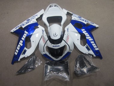Blanc Bleu Motul Carénages Moto GSXR 600 K1 K2 K3 2001-2003