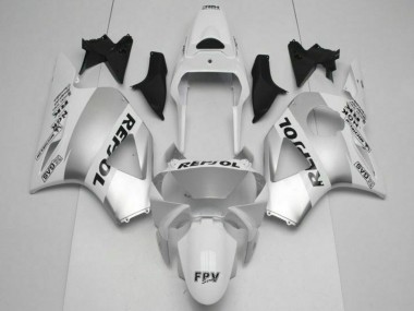 Blanc Argent Noir Repsol Carénage Moto CBR 900 RR 954RR 2002-2003