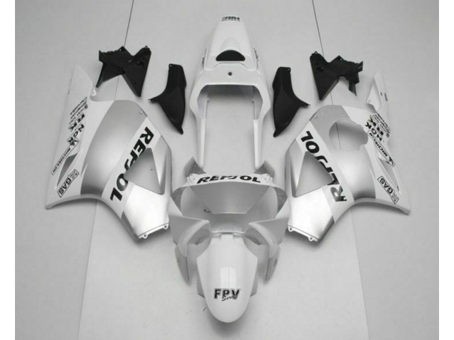 Blanc Argent Noir Repsol Carénage Moto CBR 900 RR 954RR 2002-2003 Blanc Argent Noir Repsol Carénage Moto CBR 900 RR 954RR 2002-2003