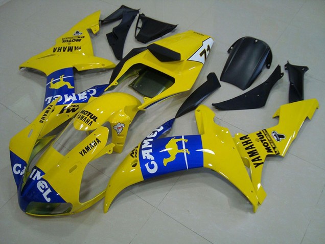 Bleu Jaune Carénage Moto R1 2002-2003