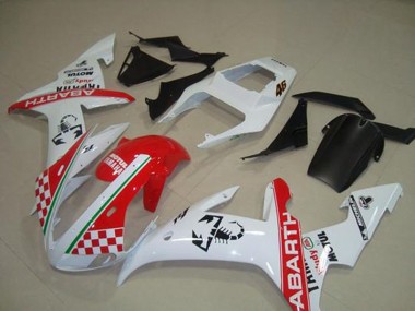 Rouge Blanc Flag Carénage Moto R1 2002-2003