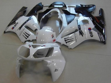 Blanc Monster Carénage Moto ZX12R 2002-2006