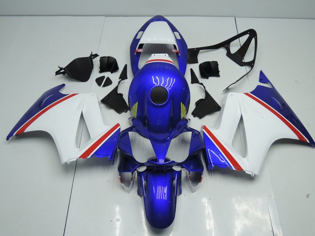 Bleu et Blanc Carénage Moto VFR 800 2002-2013 Bleu et Blanc Carénage Moto VFR 800 2002-2013