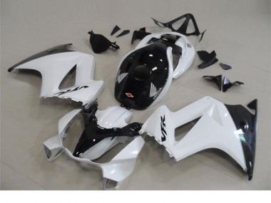 Blanc Noir Kit Carénages Motos Complet VFR 800 2002-2013