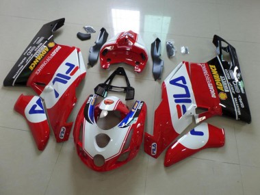 Rouge Fila Carénage Moto Ducati 749 999 2003-2004