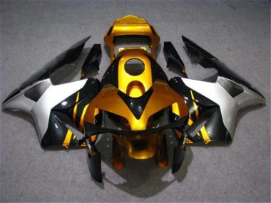 Or Argent Noir Carénage Moto CBR 600 RR 2003-2004