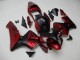 Rouge Noir Carrosserie Moto CBR 600 RR 2003-2004 Rouge Noir Carrosserie Moto CBR 600 RR 2003-2004