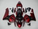 Rouge Noir Carrosserie Moto CBR 600 RR 2003-2004 Rouge Noir Carrosserie Moto CBR 600 RR 2003-2004
