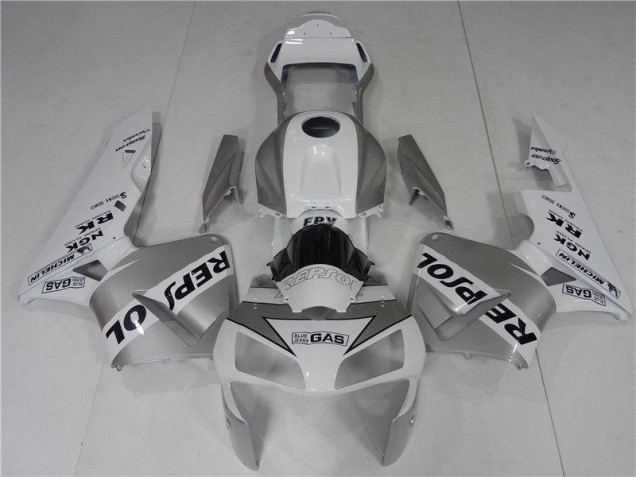 Argent Blanc Noir Repsol Carénages Moto CBR 600 RR 2003-2004 Argent Blanc Noir Repsol Carénages Moto CBR 600 RR 2003-2004