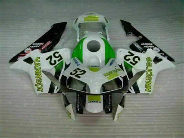 Vert Blanc Noir Carénage Moto CBR 600 RR 2003-2004 Vert Blanc Noir Carénage Moto CBR 600 RR 2003-2004