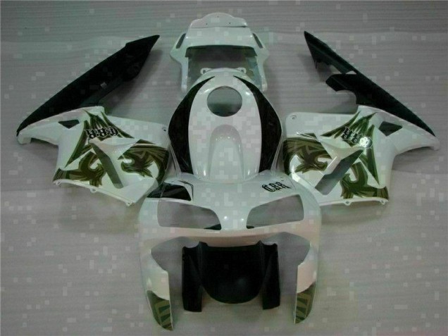 Blanc Carénage Moto ABS Complet CBR 600 RR 2003-2004 Blanc Carénage Moto ABS Complet CBR 600 RR 2003-2004