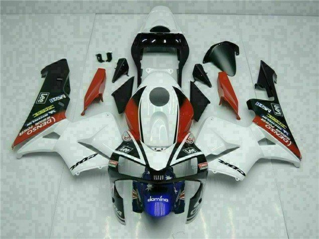 Blanc Bleu Carénage Moto CBR 600 RR 2003-2004 Blanc Bleu Carénage Moto CBR 600 RR 2003-2004