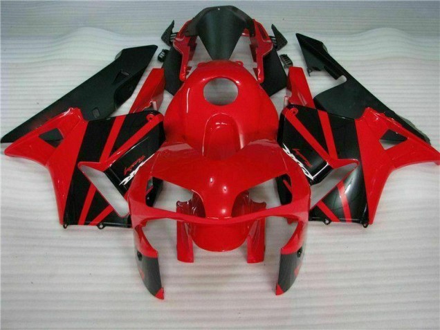 Rouge Noir Kit Carénages Motos CBR 600 RR 2003-2004 Rouge Noir Kit Carénages Motos CBR 600 RR 2003-2004