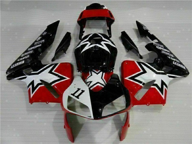 Noir Blanc 11 Carénage Moto CBR 600 RR 2003-2004 Noir Blanc 11 Carénage Moto CBR 600 RR 2003-2004