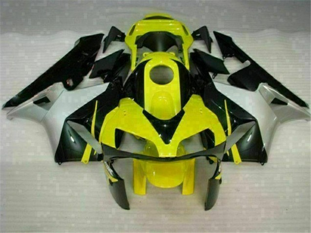 Jaune Noir Carénage Moto CBR 600 RR 2003-2004 Jaune Noir Carénage Moto CBR 600 RR 2003-2004
