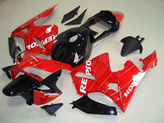 Noir Spider Man Repsol Carénage Moto CBR 600 RR 2003-2004 Noir Spider Man Repsol Carénage Moto CBR 600 RR 2003-2004