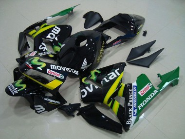 Noir Movistar Carénage Moto CBR 600 RR 2003-2004
