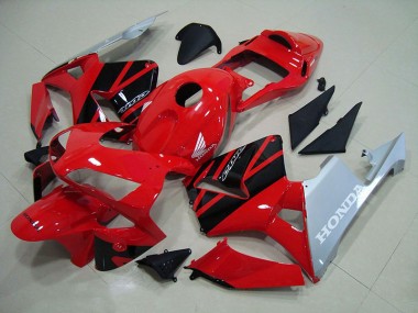 Rouge Argent Carénage Moto CBR 600 RR 2003-2004