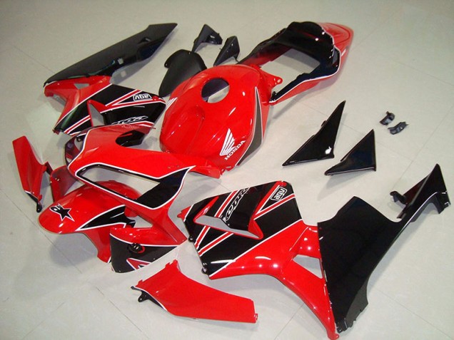 Rouge Noir Kit Carénages Motos & Plastique CBR 600 RR 2003-2004