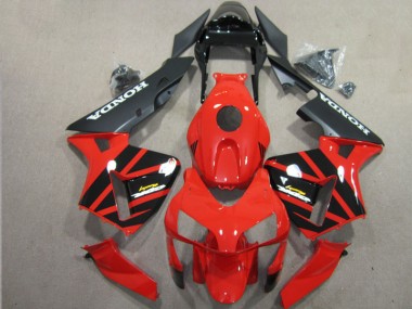 Rouge Noir Carénages Moto CBR 600 RR 2003-2004