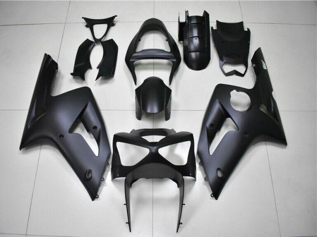 Noir Mat Carénage Moto ZX6R 2003-2004 Noir Mat Carénage Moto ZX6R 2003-2004