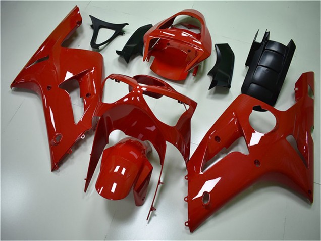 Rouge Carénage Moto ZX6R 2003-2004 Rouge Carénage Moto ZX6R 2003-2004