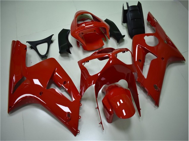 Rouge Carénage Moto ZX6R 2003-2004 Rouge Carénage Moto ZX6R 2003-2004
