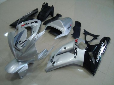 Argent Noir Carénage Moto ZX6R 2003-2004