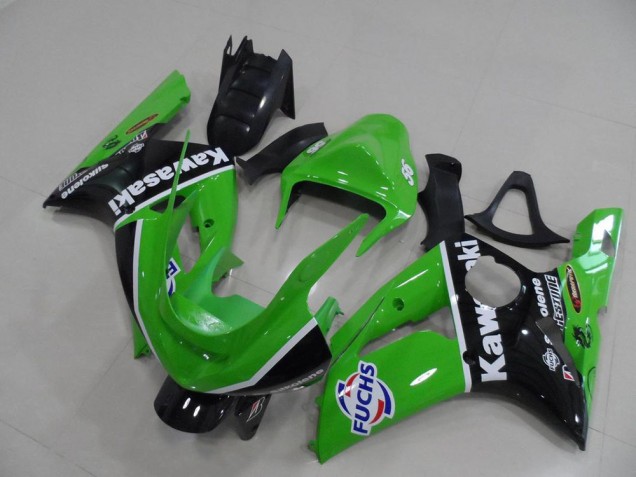 Vert Fuchs Carénage Moto ZX6R 2003-2004 Vert Fuchs Carénage Moto ZX6R 2003-2004