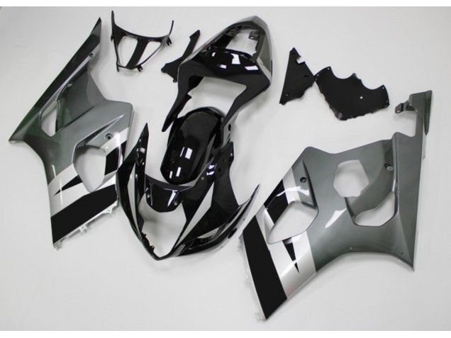 Noir Gris Carénage Moto GSXR 1000 K3 2003-2004 Noir Gris Carénage Moto GSXR 1000 K3 2003-2004