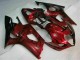 Rouge Carénage Moto GSXR 1000 K3 2003-2004