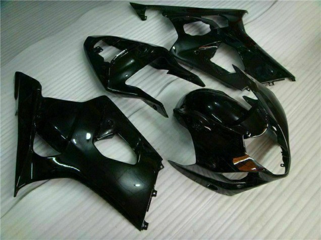 Noir Brillant Carénages Moto GSXR 1000 K3 2003-2004
