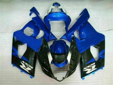 Bleu Noir Carénage Moto GSXR 1000 K3 2003-2004