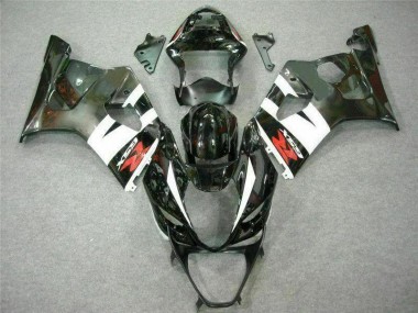 Blanc Noir Carénage Moto GSXR 1000 K3 2003-2004
